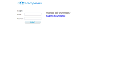 Desktop Screenshot of composers.melodyloops.com